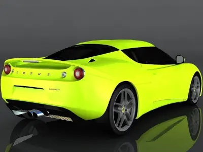 Lotus Evora Low-poly 3D model