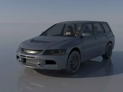 Mitsubishi Lancer Evolution 8 Wagon 3D print model
