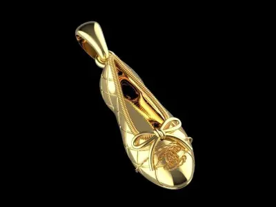 Pingente sapato 3D model