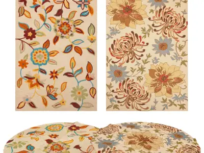 Rugs No 366 Low-poly 3D model