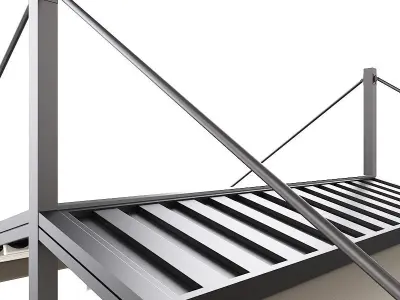 Motorized Pergola 3a 3D model