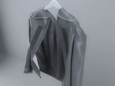Hooded Running Jacket 3D model