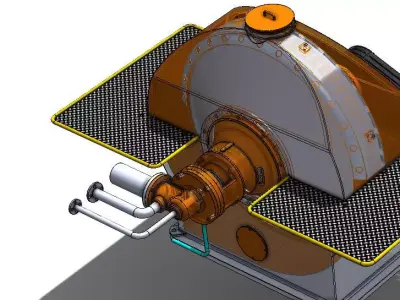 SLUDGE SEPARATOR 3D model