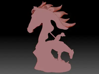 Horse 3D print model