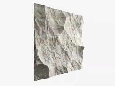 244-RockPanel piece of rock 3D model