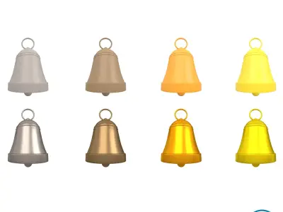 Bell V2 Pack 01 Low-poly 3D model