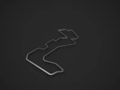 Marina Bay Street Circuit - Singapore 3D print model