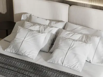 Luxury master bedroom 3D model