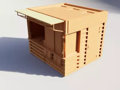 Kioskpaper 3D model