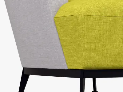 Roche Bobois Orlando Armchair 3D model