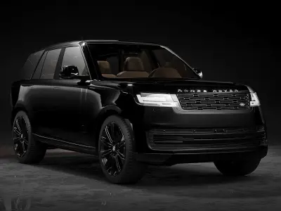 Range Rover 2024 3d Model Low-poly 3D model