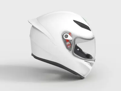 AGV K6 MOTORCYCLE HELMET 3D model