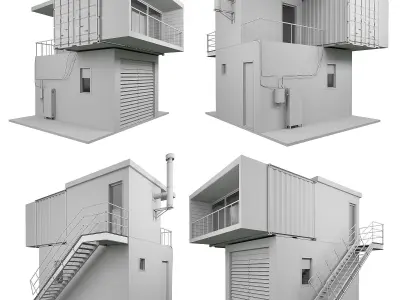 Container House 3D model
