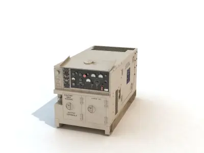 Diesel Generator MEP803A 10kW  3D model