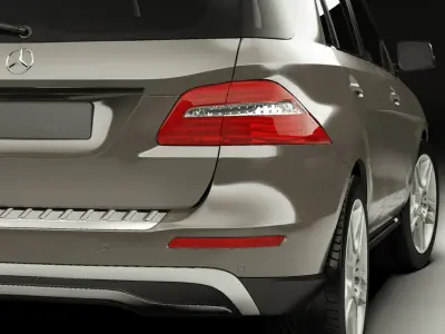 Mercedes M-class 2012 W166 3D model
