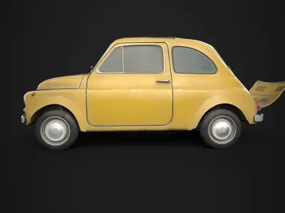 Old fiat 3D model