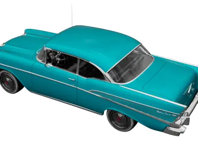 Chevrolet - 1957 - Belair 3D model