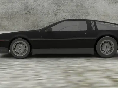 DeLorean 3D model