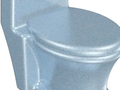 Astonishing Sanitary Ware Low-poly 3D model