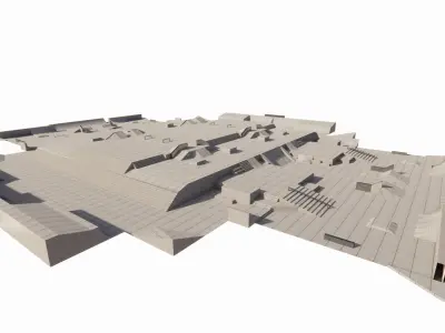 Skatepark-Skate Park PACK 3D model
