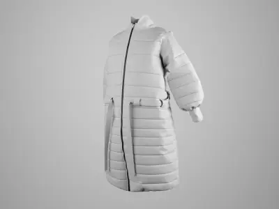 PUFFER DOWN JACKET 3D MODEL 3D model