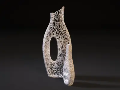 Decorative vases for dry wood 3D print model purchase