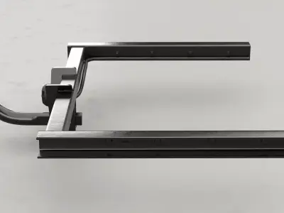 Tow Hitch Low-poly 3D model