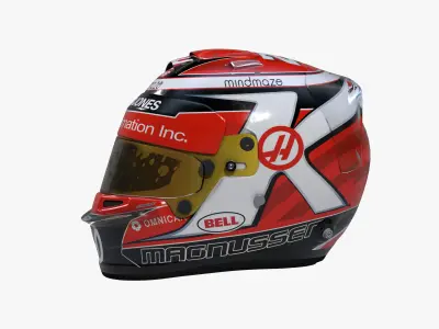 Magnussen helmet 2020 Low-poly 3D model