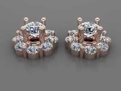Earrings Luxury 3D print model