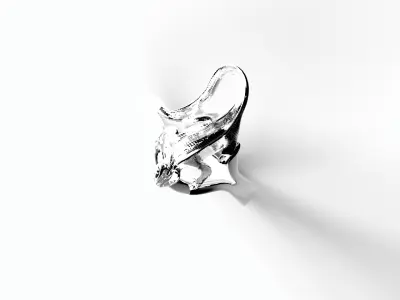 Lizard ring Low-poly 3D model