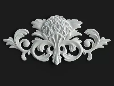Small Decorative Element for Classic Style Furniture 3D model