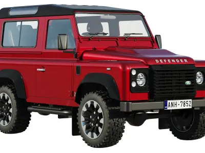 Land Rover Defender Works V8 3D model