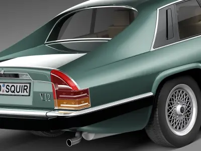 Jaguar XJS coupe 1975 3D model