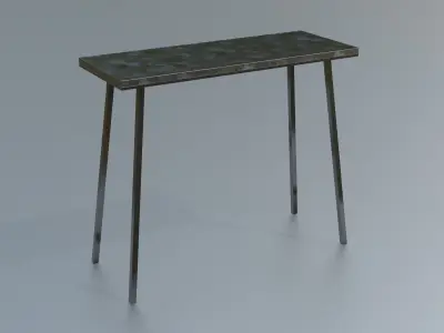 Furniture Console Tables Minimalist Low-poly 3D model