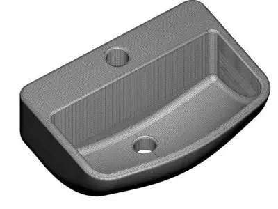 Transparent WashBasin 3D model
