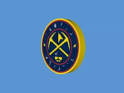 Denver Nuggets Team Logo 3D model