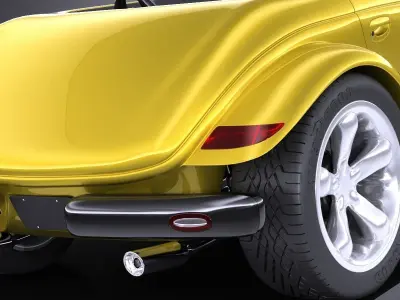 Plymouth Prowler stock 1997-2002 VRAY 3D model