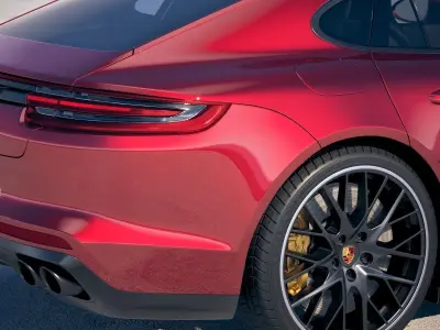 Porsche Panamera GTS 2019 3D model
