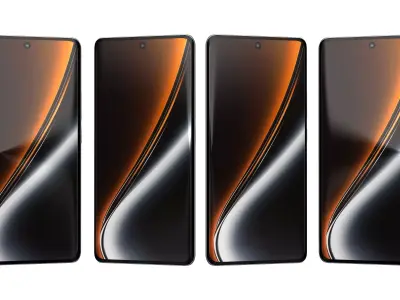 Realme NARZO 80 Pro 5G Racing Green And Silver High Poly 3D model