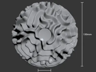 Coral Vase 3D print model