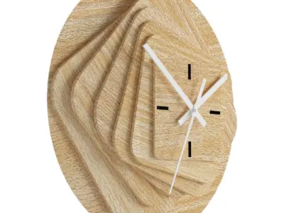 wall clock 66 Free 3D model