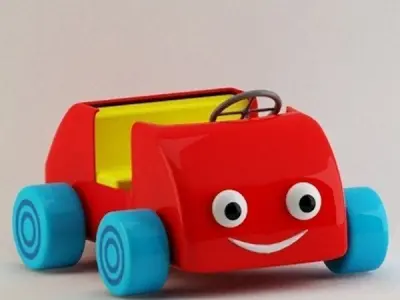 Toy vehicle 3D model