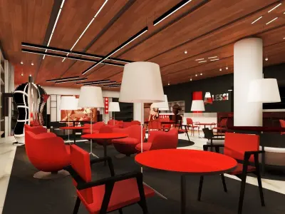 restaurant bar shop concept alessi and marcel wanders Free 3D model