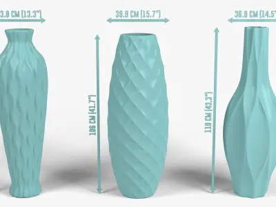 Vase Pack 3D model purchase