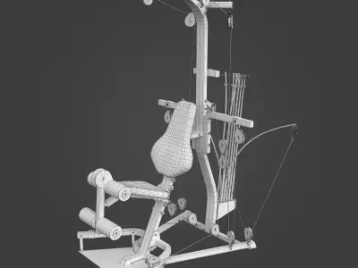 Home Gym-Exercise Equipment-06 Low-poly 3D model