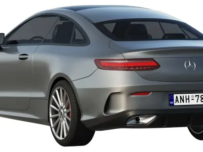 Mercedes-Benz E-Class Coupe AMG-Line 2021 3D model