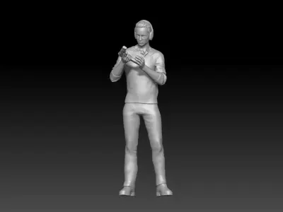 Shooting Range boy 3 3D print model