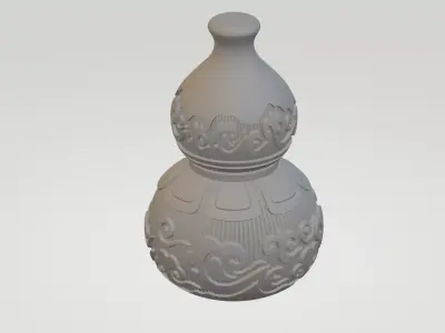 Lucky Cloud Gourd 3D print model
