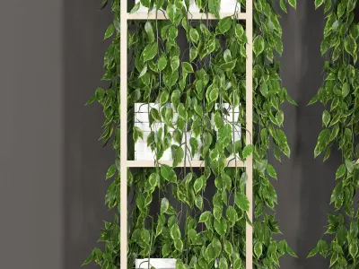 decorative plant 52 Low-poly 3D model