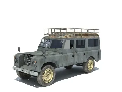 Old Landrover 3D model